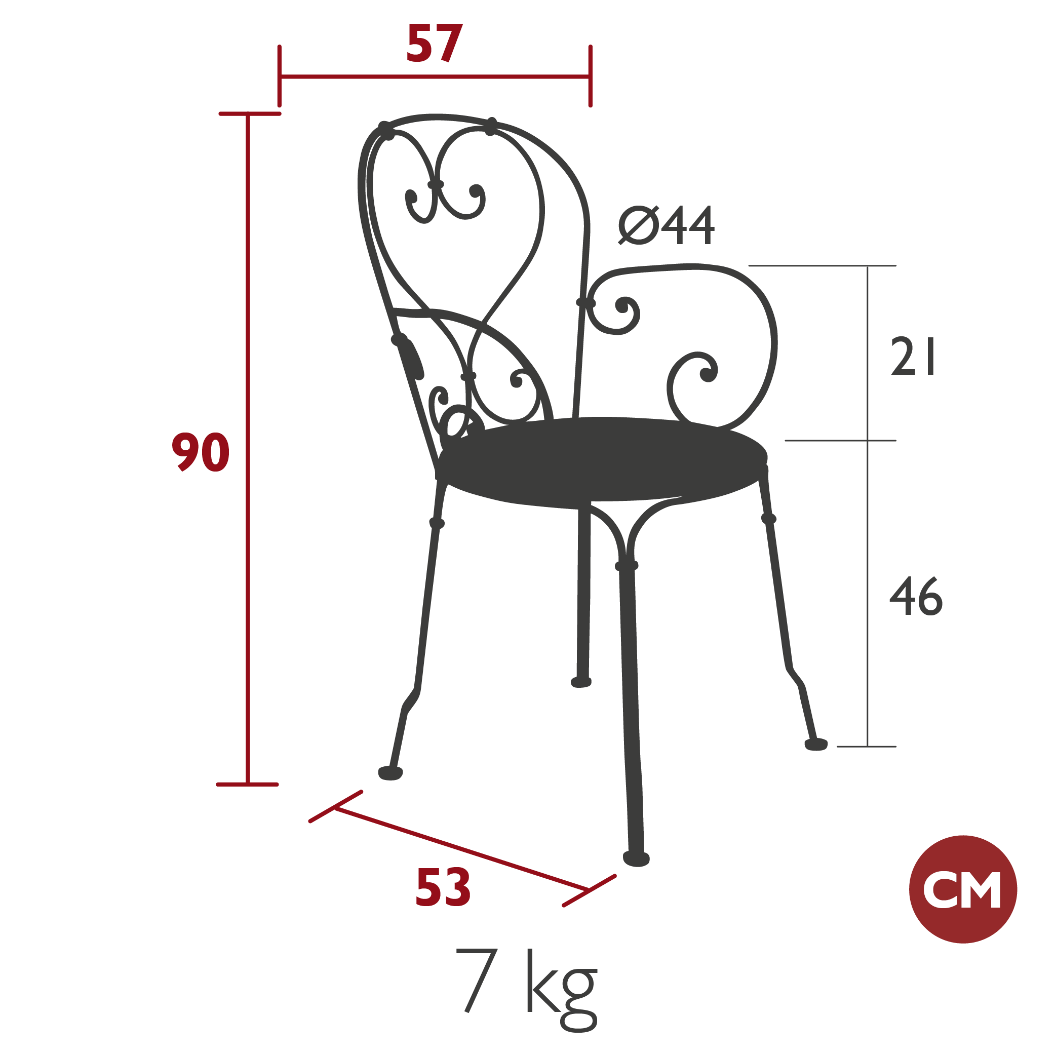 Product image dimension