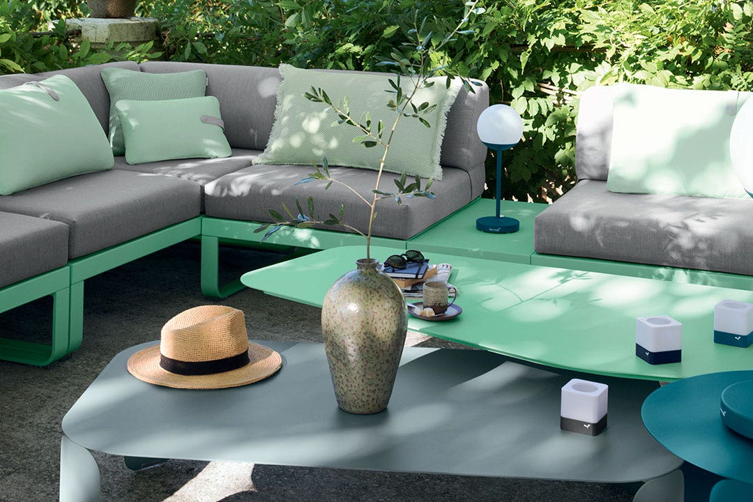 Gris orage,Vert opaline