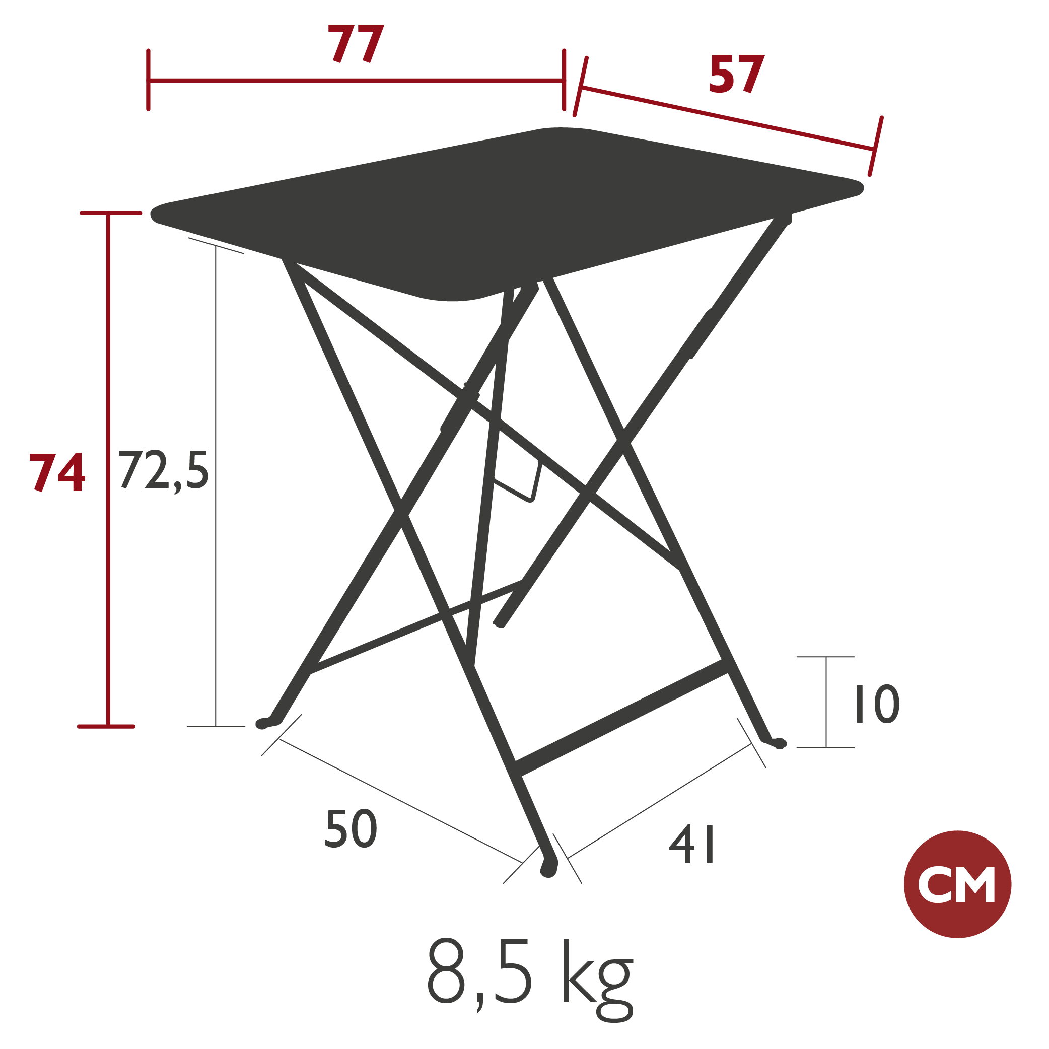 Product image dimension