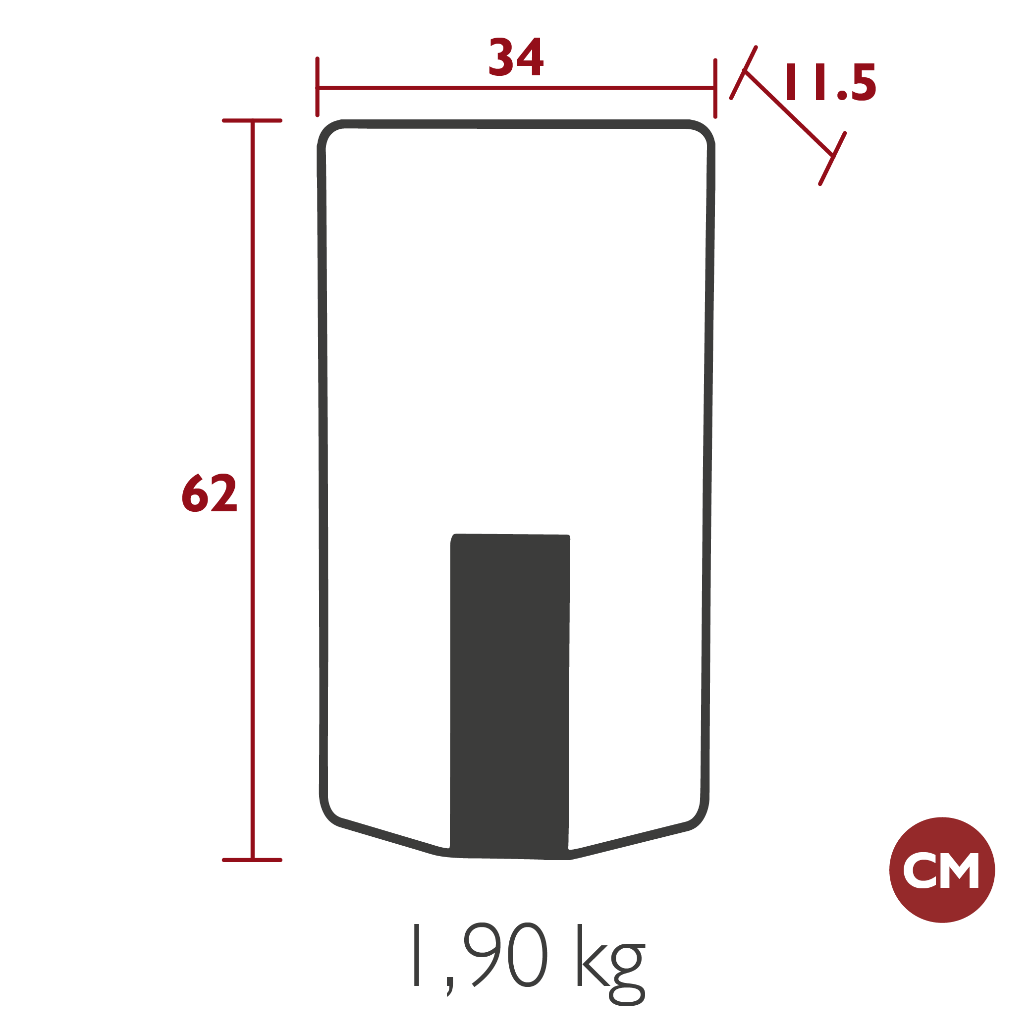 Product image dimension