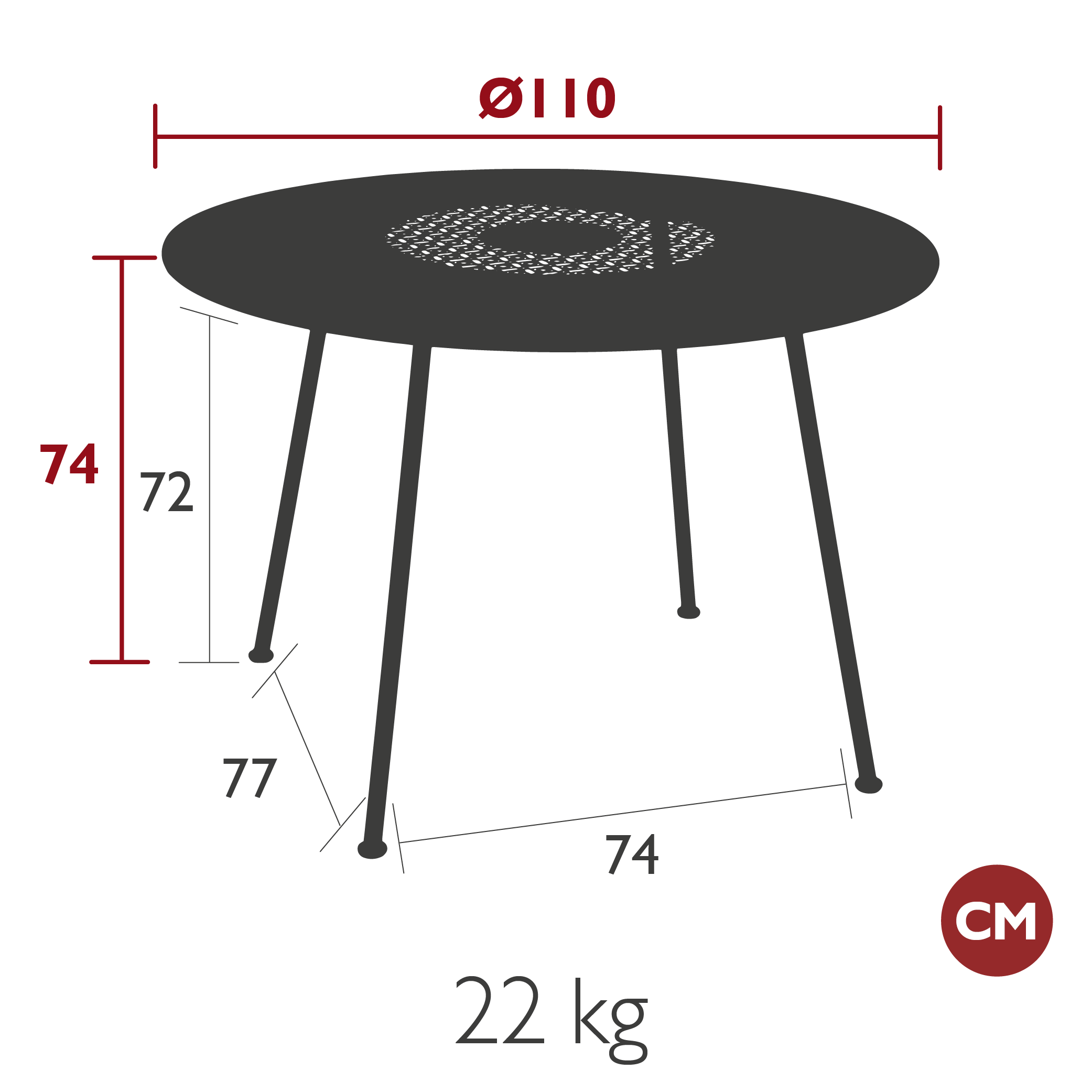 Product image dimension
