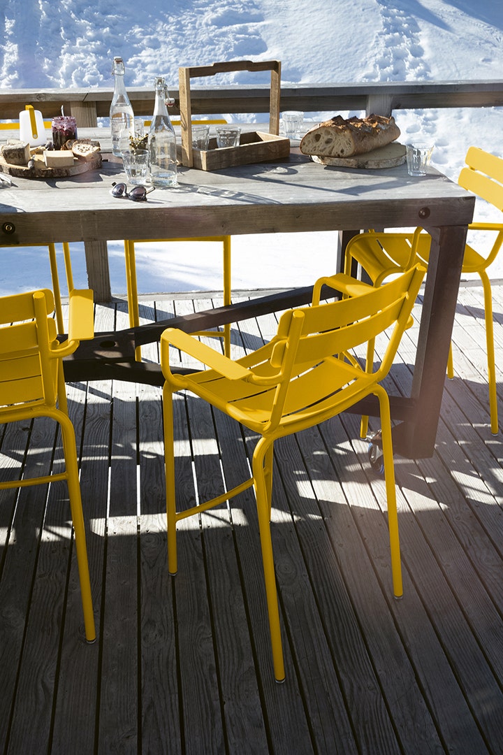 Chaise de bar empilable Luxembourg chaise de bar empilable industriel Fermob