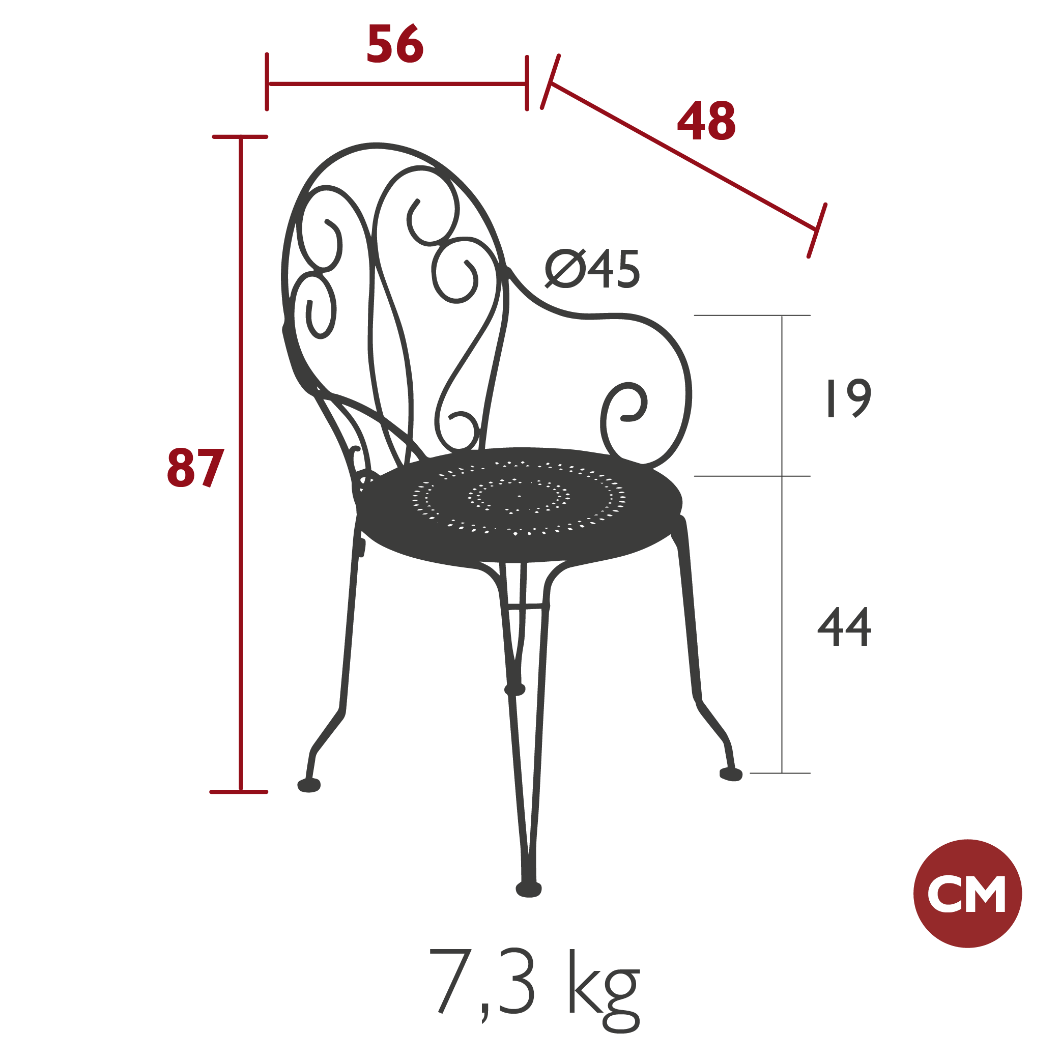 Product image dimension
