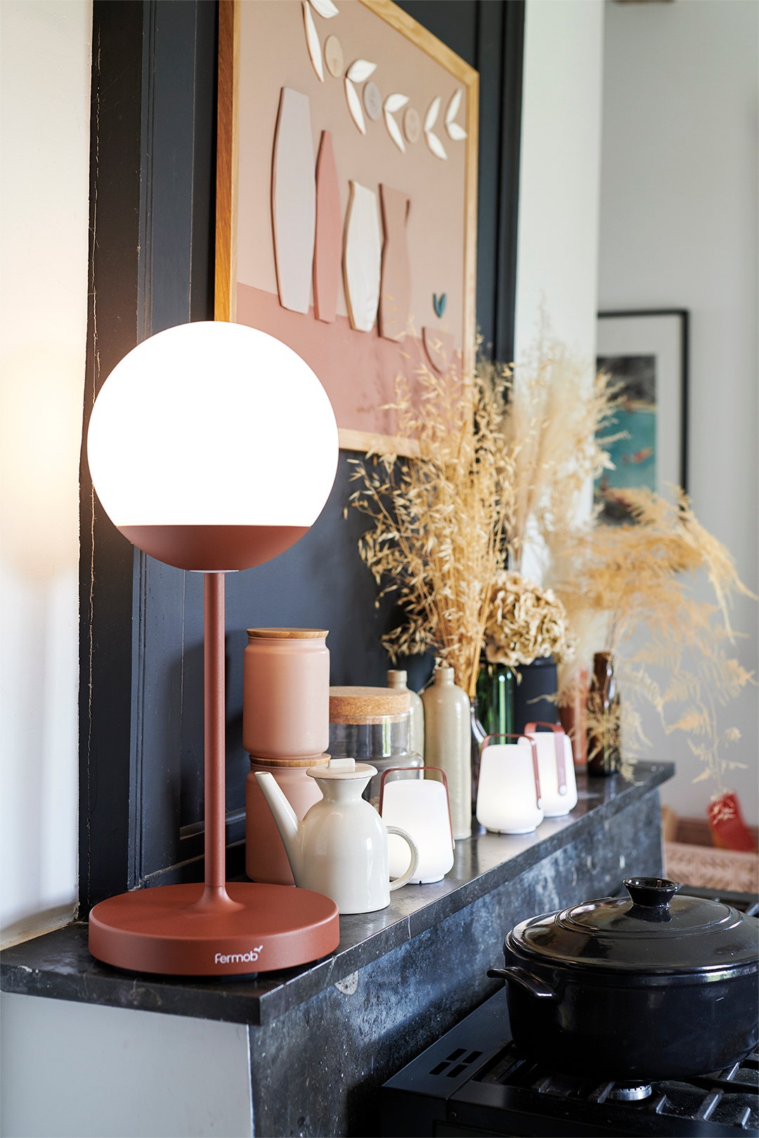 H63 Mooon lamp Connected wireless table lamp Fermob