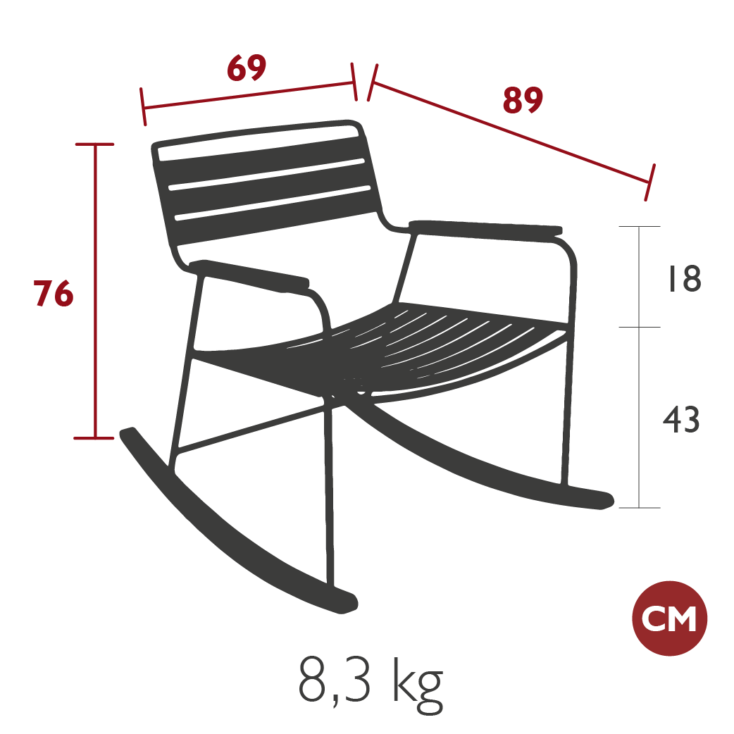 Surprising Rocking Chair Metal Rocking Chair Fermob
