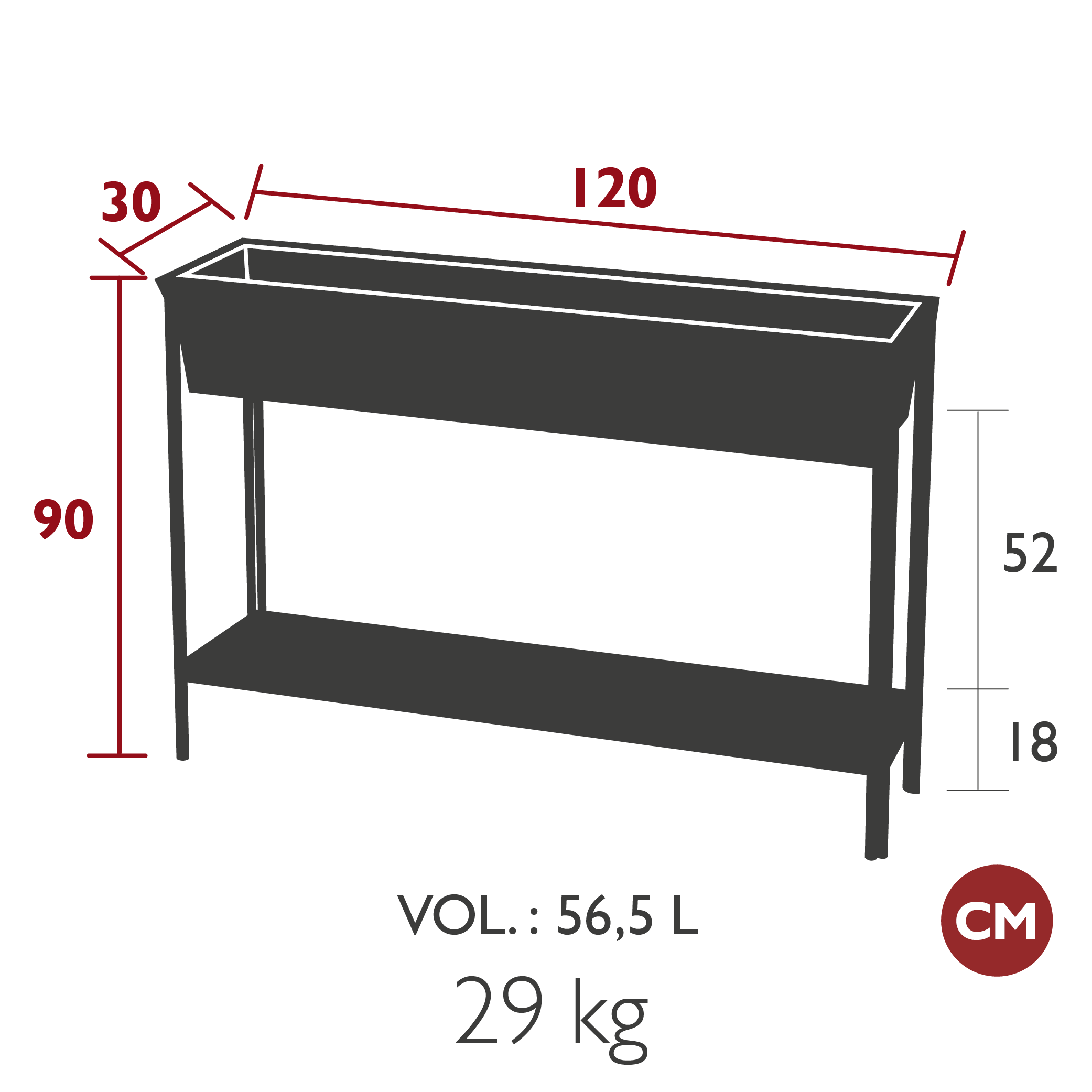 Product image dimension