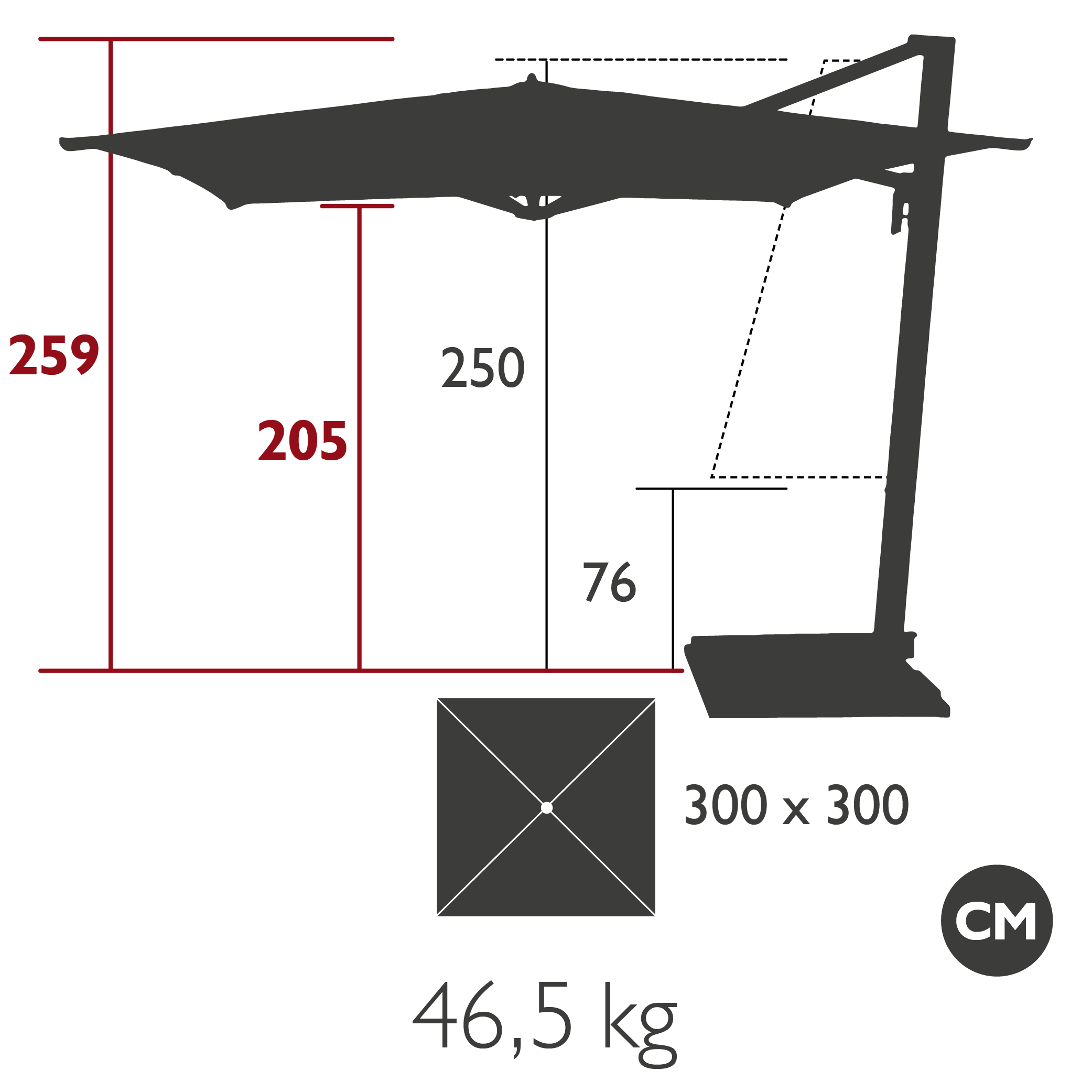 Product image dimension