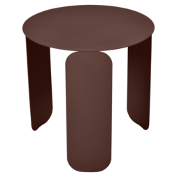 table basse design, table basse metal, table basse fermob, table basse marron