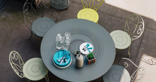 table de jardin, table metal, table terrasse