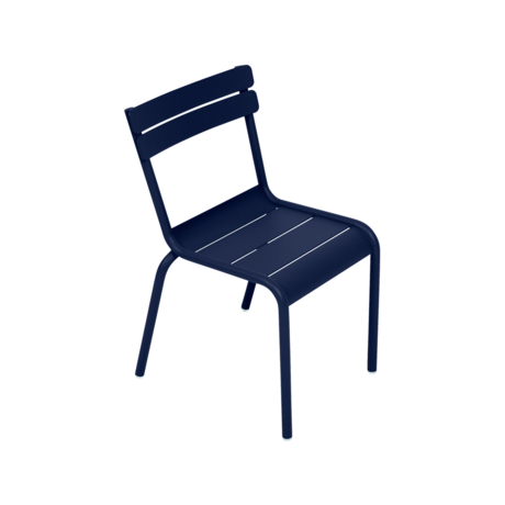 chaise enfant, chaise de jardin pour enfant, chaise metal enfant, chaise enfant bleu