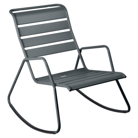 rocking chair metal, rocking chair fermob, rocking chair jardin, rocking chair gris