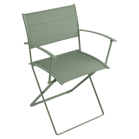 chaise en toile verte, chaise fermob en toile, chaise de jardin en toile, chaise fermob verte, chaise de jardin verte