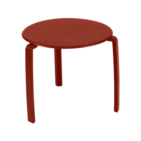Table basse alizee ocre rouge