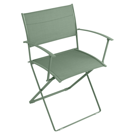 chaise en toile verte, chaise fermob en toile, chaise de jardin en toile, chaise fermob verte, chaise de jardin verte