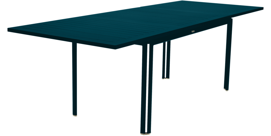 Table à allonge 160/240 x 90 cm costa bleu acapulco