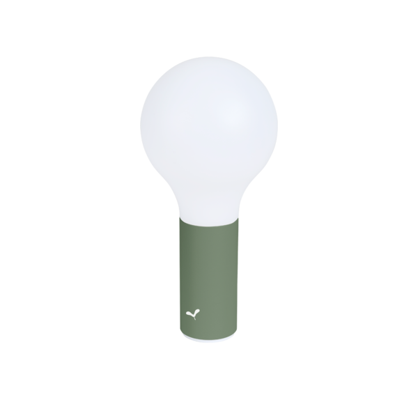 Baladeuse, d'extérieur, Lampe H24 avec socle aimanté, Gris Argile, IP54,  LED, 3000K, 70 lm, Ø11,5cm, H26,5cm - Fermob