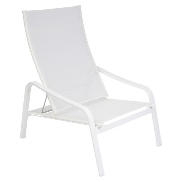 fauteuil de jardin, fauteuil fermob, fauteuil piscine, fauteuil en toile, fauteuil de jardin blanc