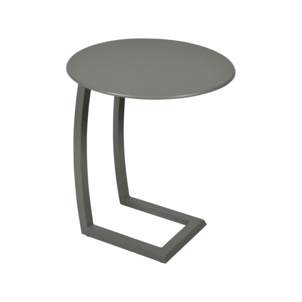table basse chaise longue vert, table basse aluminium, table basse bain de soleil