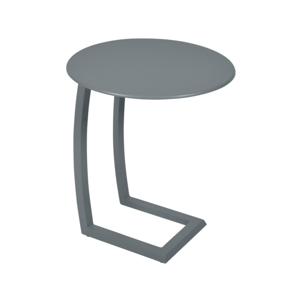table basse chaise longue gris, table basse aluminium, table basse bain de soleil