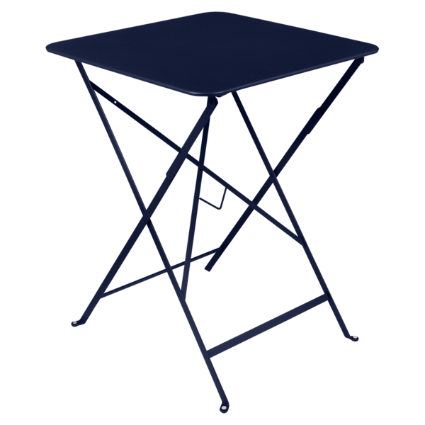petite table pliante, petite table metal, table balcon, petite table bleu