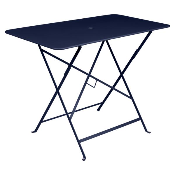table pliante, table metal, table bleu, table fermob, table bistro