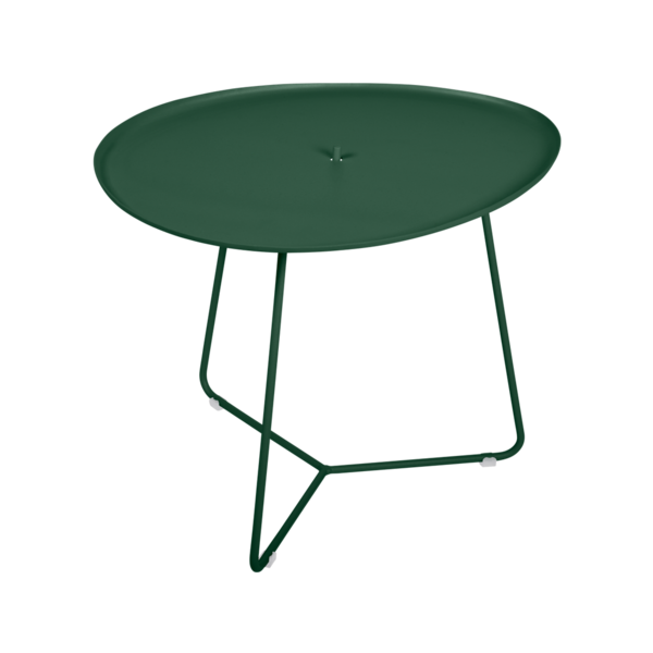 table basse metal, table basse fermob, table basse de jardin, table basse vert