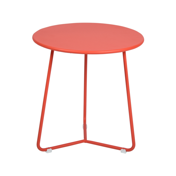 tabouret bas metal, table de chevet, table d appoint, petite table basse orange