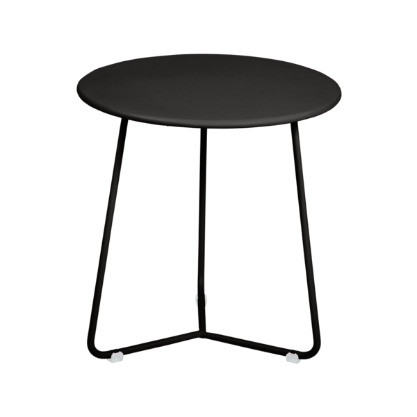 tabouret bas metal, table de chevet, table d appoint, petite table basse noir