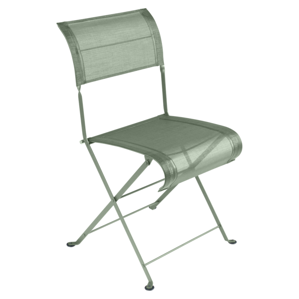 chaise fermob en toile, chaise de jardin fermob, chaise en toile verte, chaise de jardin verte