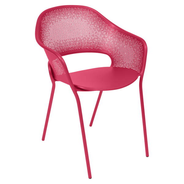 chaise metal, chaise design, chaise rose, chaise de jardin, chaise terrasse