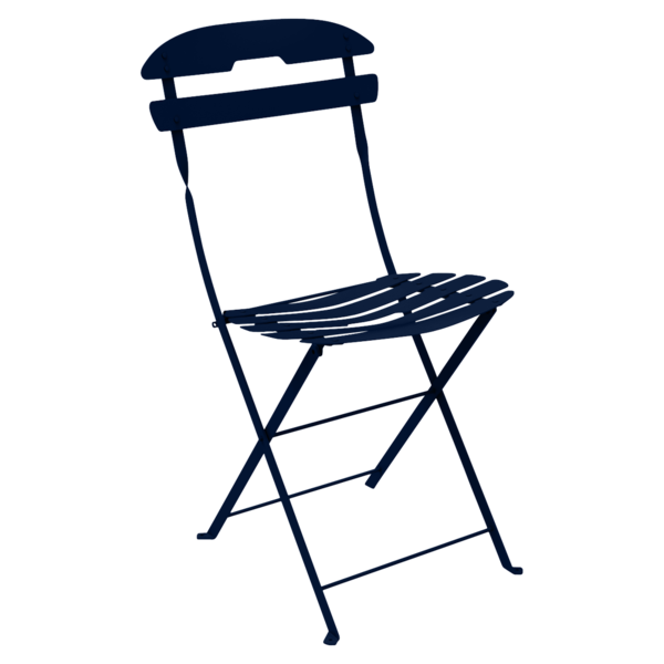 chaise pliante metal, chaise metal, chaise fermob, chaise pliante, chaise bleu