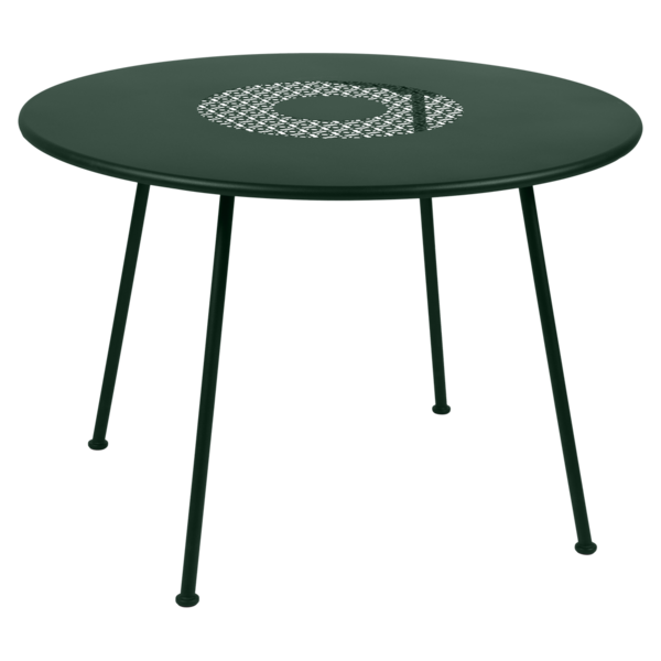 Table Ø 110 cm lorette vert cèdre