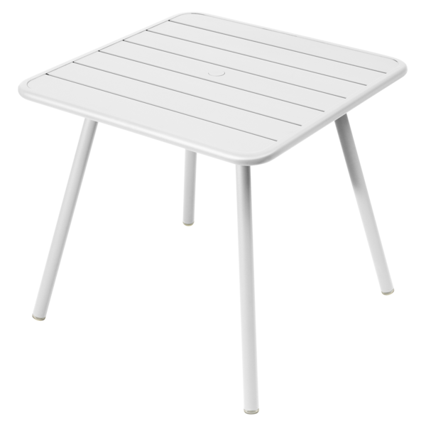 table de jardin, table metal, table 4 places, table blanche, table fermob