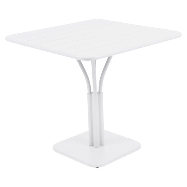 table de jardin, table metal, petite table, table blanche