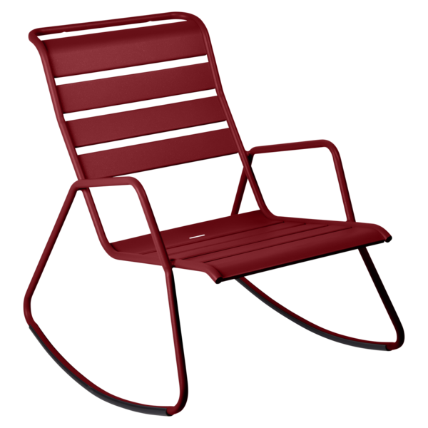 rocking chair metal, rocking chair fermob, rocking chair jardin, rocking chair rouge