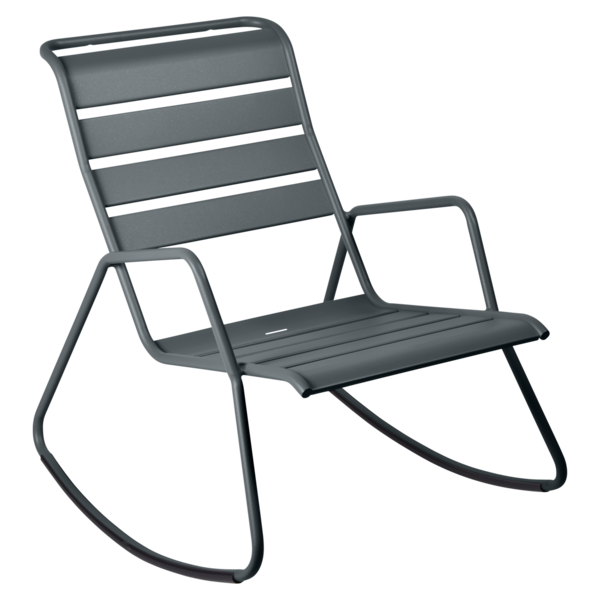rocking chair metal, rocking chair fermob, rocking chair jardin, rocking chair gris