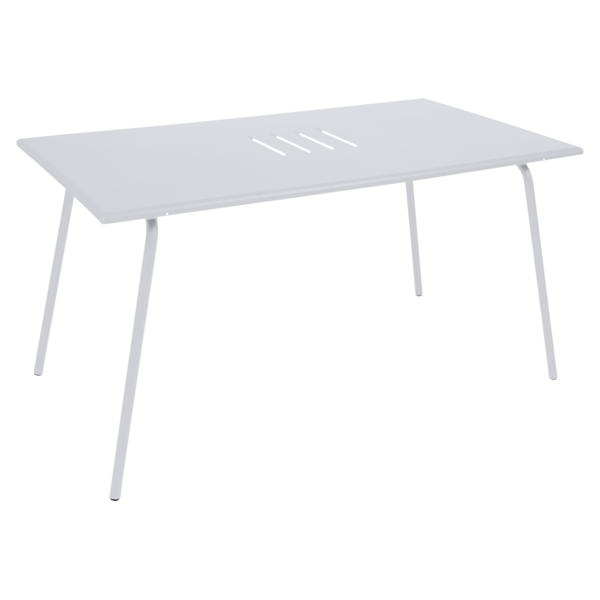 table de jardin, table metal, table rectangulaire, table 6 personnes, table banche