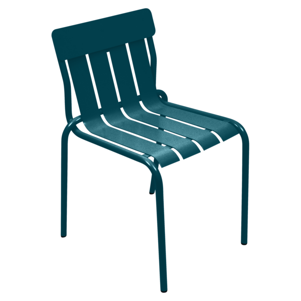 Chaise stripe bleu acapulco