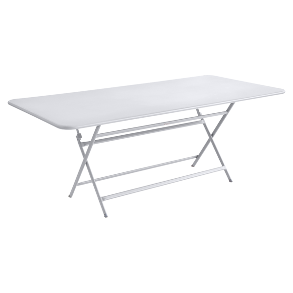 table de jardin pliante, table metal, table metal 8 personnes, table de jardin blanche, table metal blanche