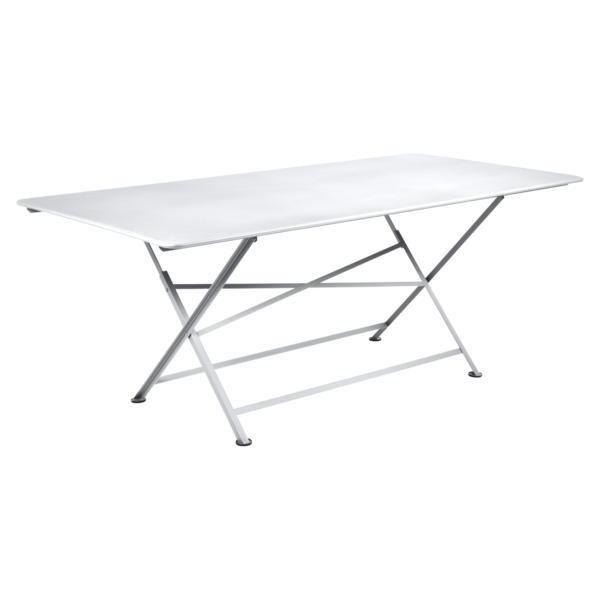 table de jardin, table metal, table de jardin pliante, table metal pliante, table fermob blanche