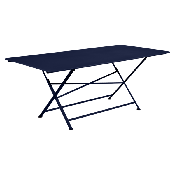 table de jardin, table metal, table de jardin pliante, table metal pliante, table fermob bleu