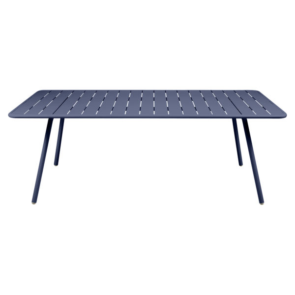 table de jardin, table metal, table fermob, table bleu