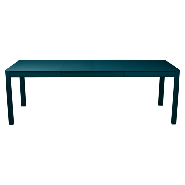 Table 2 allonges 149/234 x 100 cm ribambelle bleu acapulco