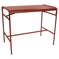 Table haute 126 x 73 cm luxembourg ocre rouge