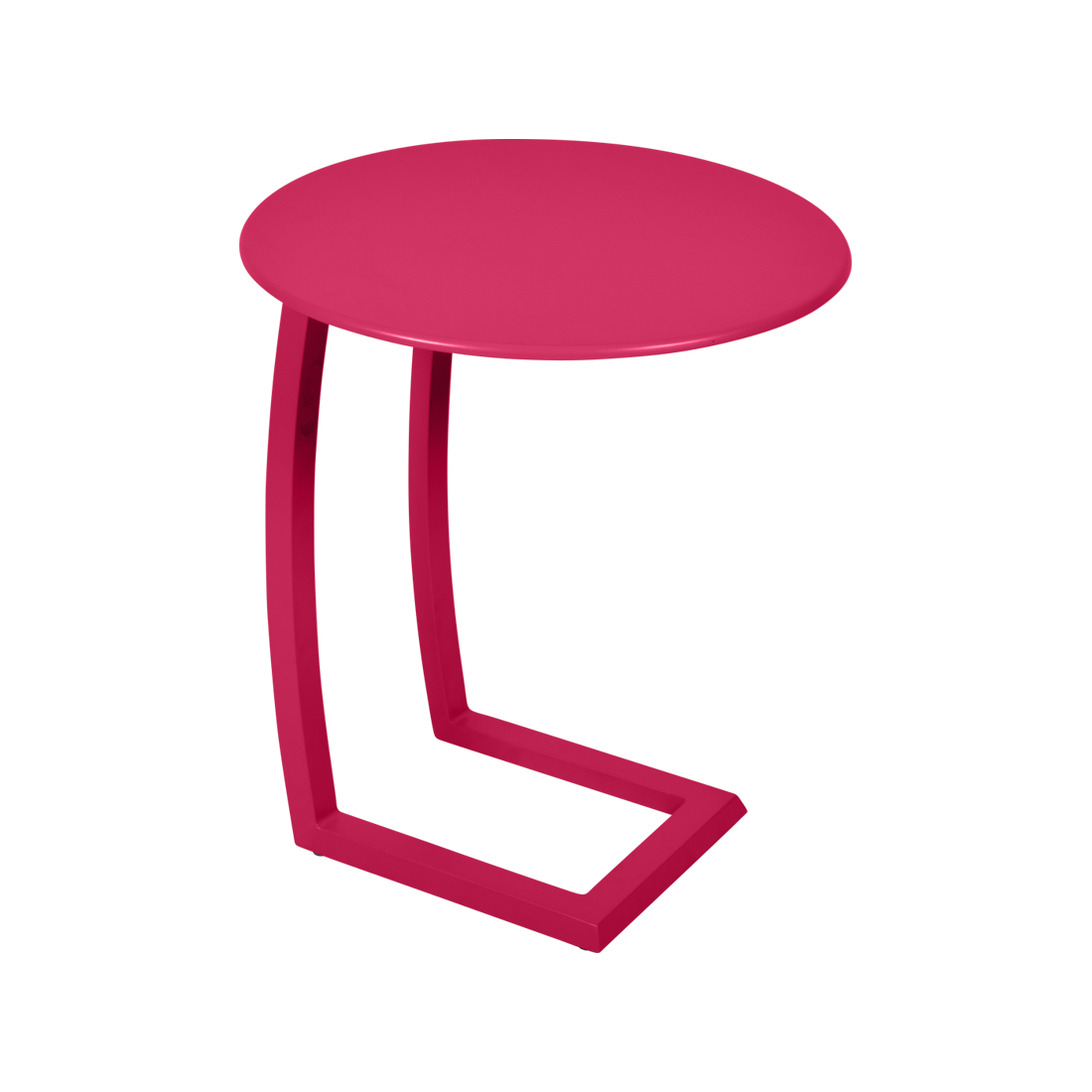 table basse chaise longue rose, table basse aluminium, table basse bain de soleil