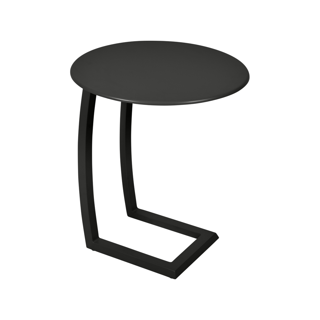 table basse chaise longue noir, table basse aluminium, table basse bain de soleil