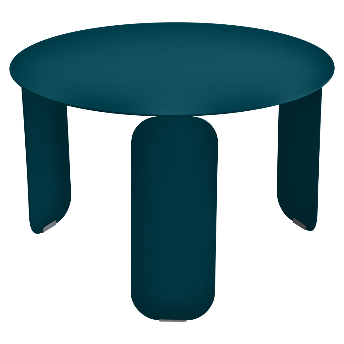 Table basse Ø 60 cm bebop bleu acapulco