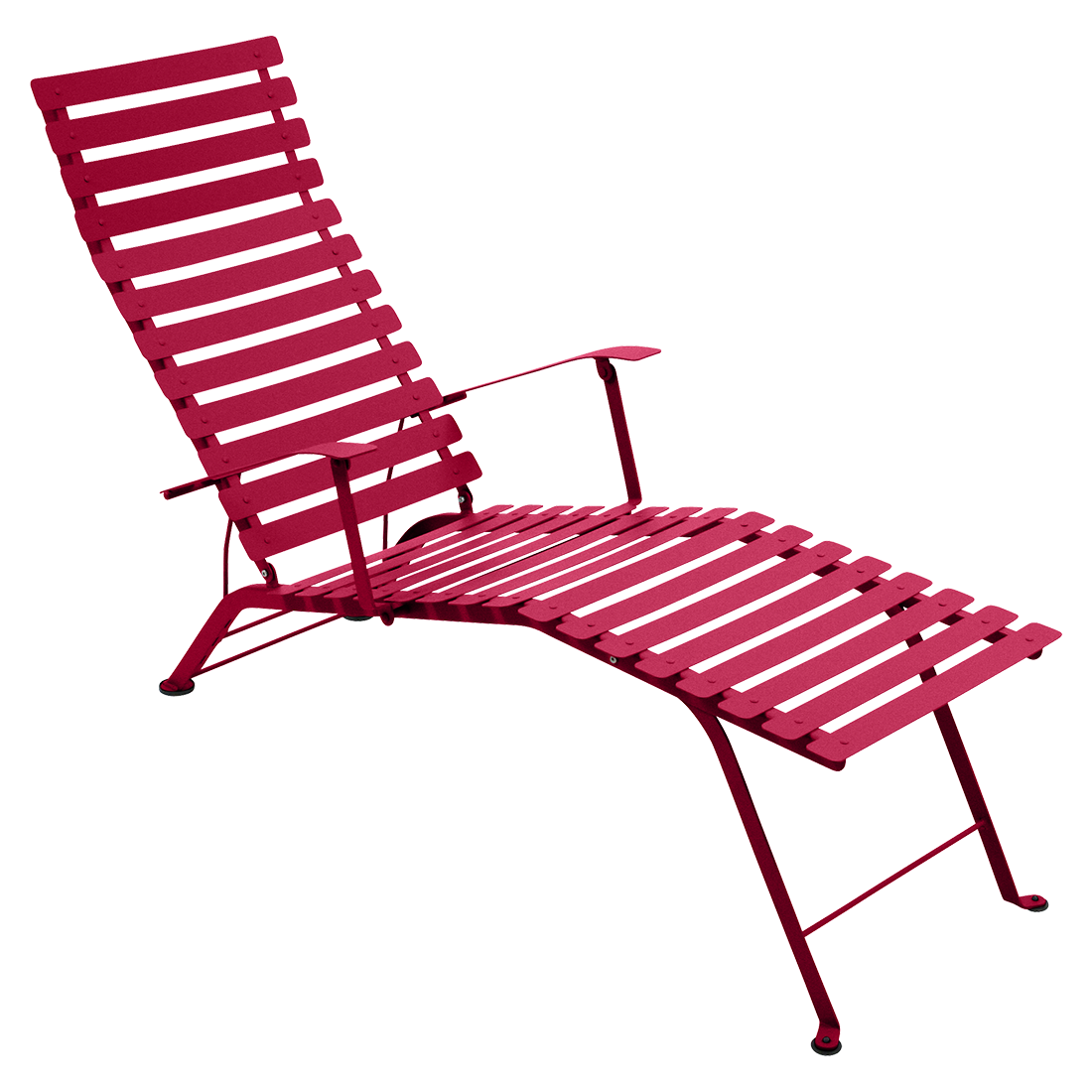 chaise longue pliante, chaise longue metal, chaise longue fermob, chaise longue rose