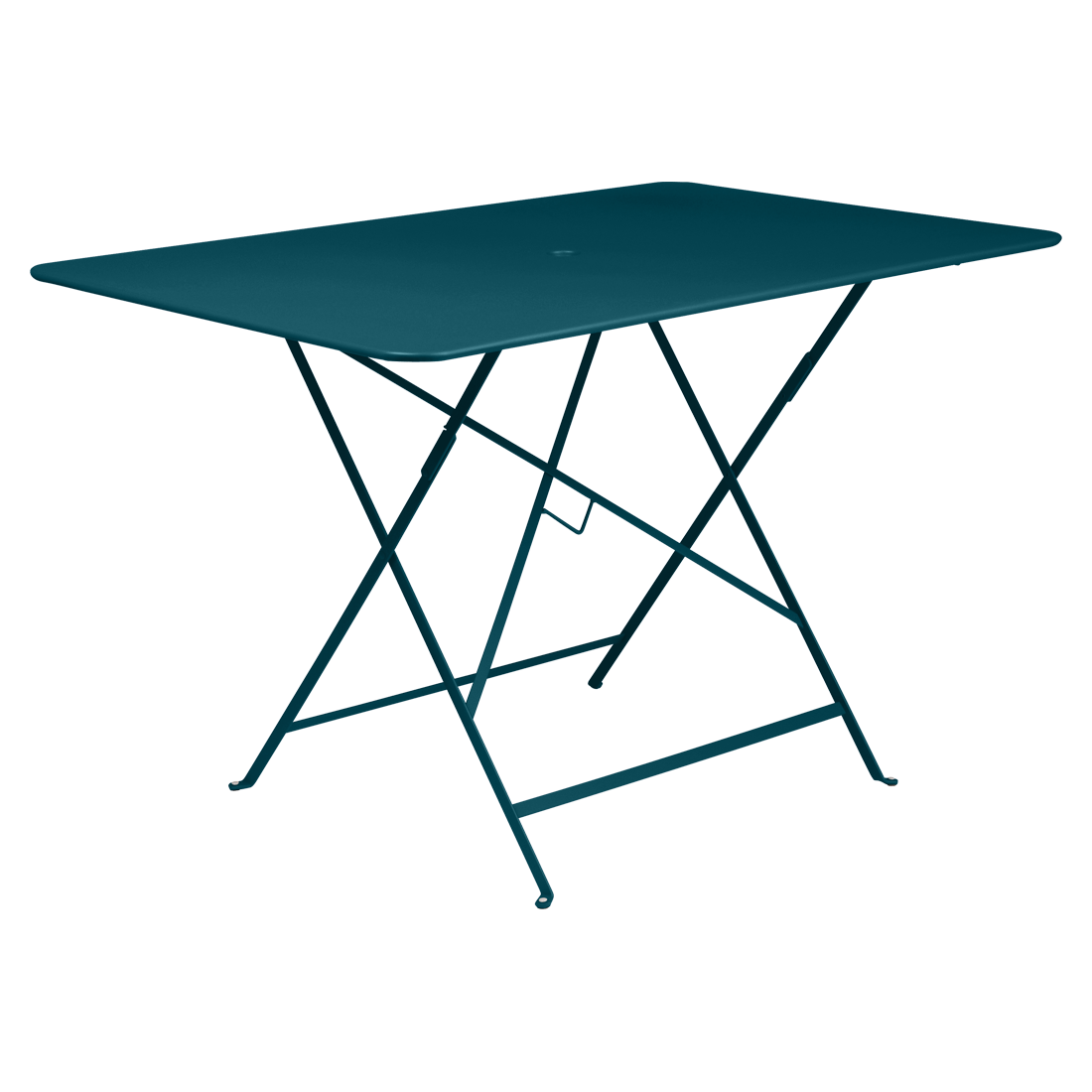 Table 117 x 77 cm bistro bleu acapulco