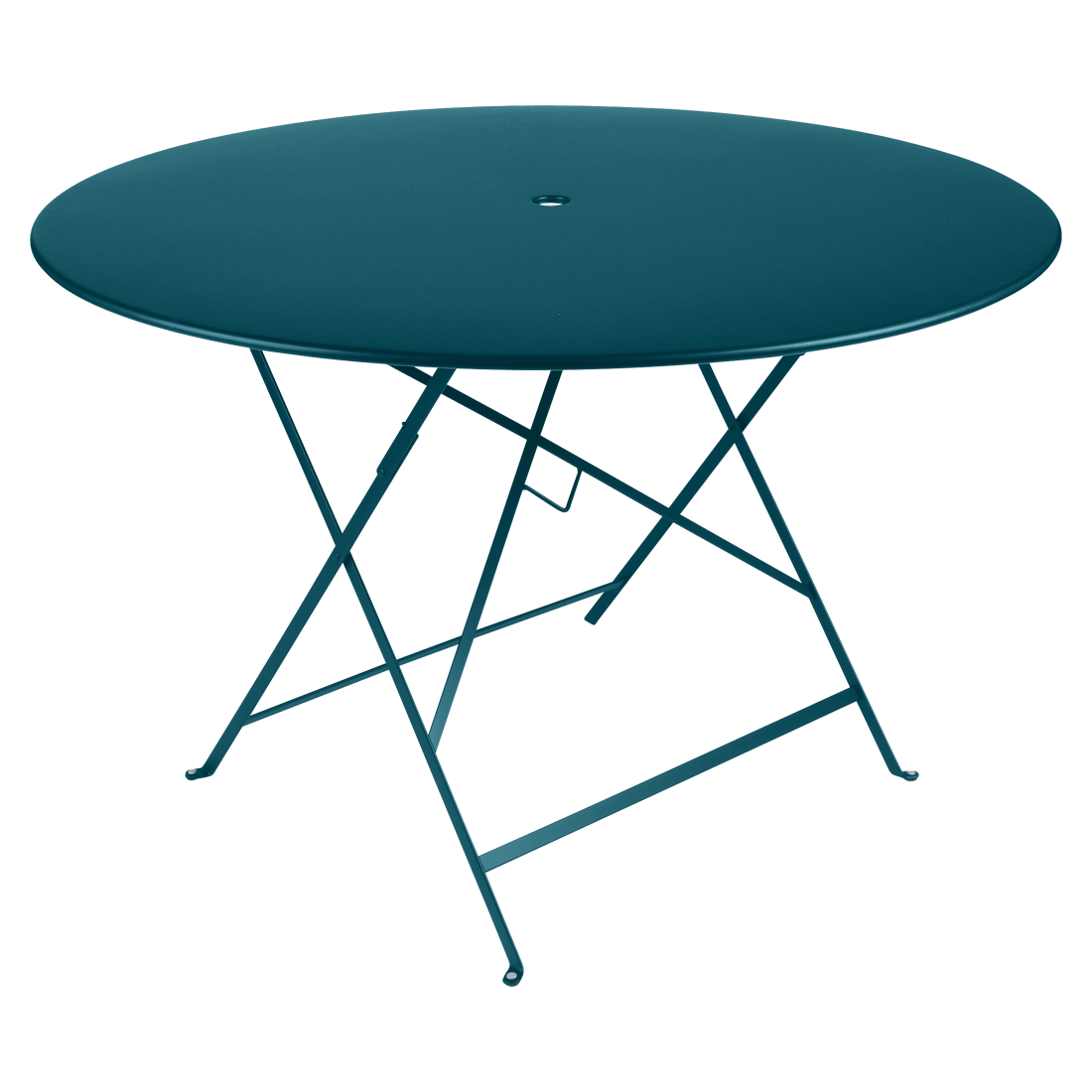 Table Ø 117 cm bistro bleu acapulco
